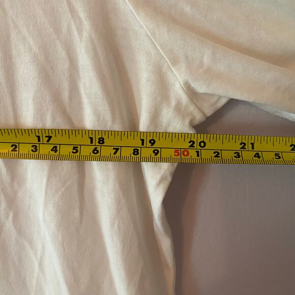 Eileen Fisher Women's size Large Petite White 100% Cotton Button Down Blouse - Picture 8 of 10